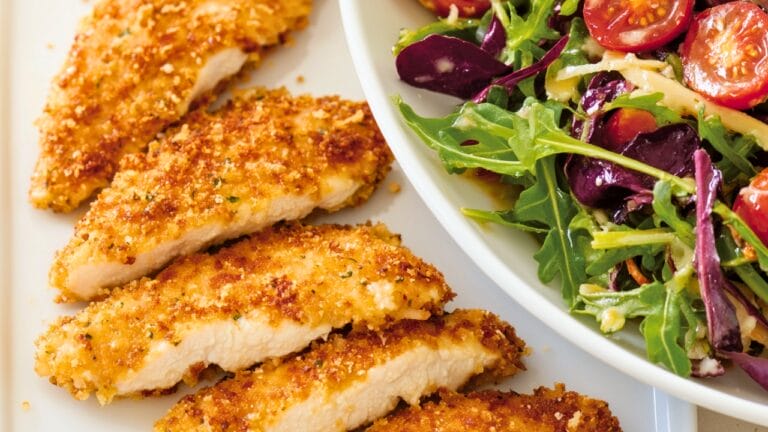 Easy Crispy Parmesan Chicken with Warm Fennel, Radicchio & Arugula Salad One-Pot Recipe 10 Easy Crispy Parmesan Chicken with Warm Fennel, Radicchio & Arugula Salad One-Pot Recipe - Parmesan Chicken with Warm Fennel Radicchio and Arugula Salad midia