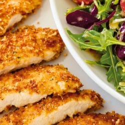 Easy Crispy Parmesan Chicken with Warm Fennel, Radicchio & Arugula Salad One-Pot Recipe 4 Easy Crispy Parmesan Chicken with Warm Fennel, Radicchio & Arugula Salad One-Pot Recipe - Parmesan Chicken with Warm Fennel Radicchio and Arugula Salad midia