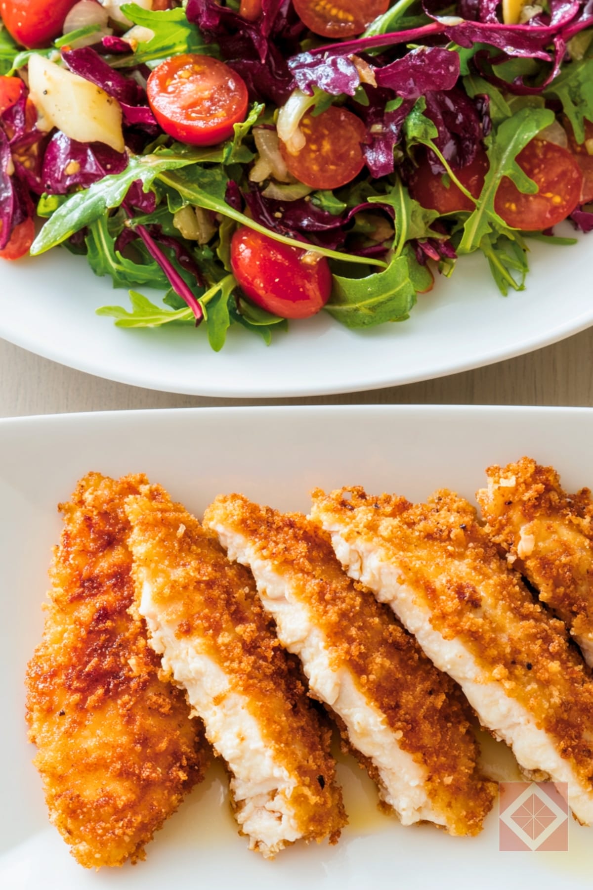 Easy Crispy Parmesan Chicken with Warm Fennel, Radicchio & Arugula Salad One-Pot Recipe 3 Easy Crispy Parmesan Chicken with Warm Fennel, Radicchio & Arugula Salad One-Pot Recipe - Parmesan Chicken with Warm Fennel Radicchio and Arugula Salad pin 2 midia 1