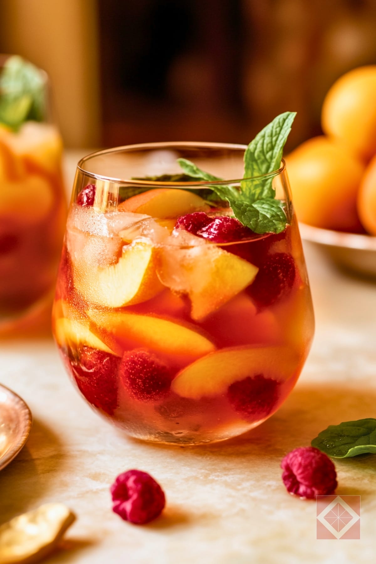 Rosé Sangria: A Fruity Peach Twist for Refreshment 3 Rosé Sangria: A Fruity Peach Twist for Refreshment - Peach Rose Sangria pin 2 midia 1