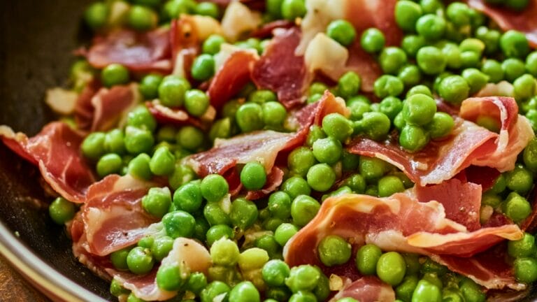 Quick & Healthy Peas & Prosciutto 5 Quick & Healthy Peas & Prosciutto - Peas and Prosciutto midia