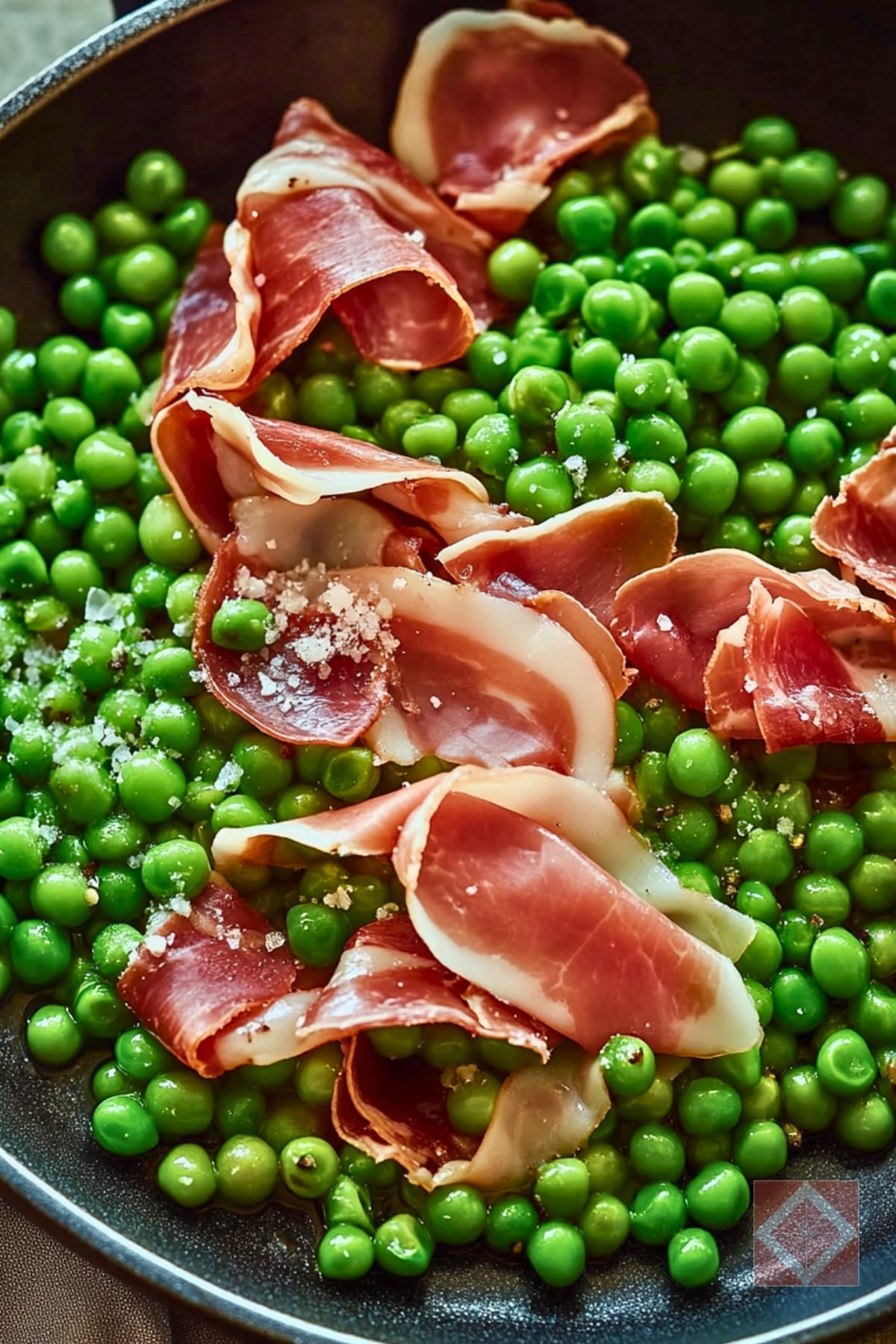 Quick & Healthy Peas & Prosciutto 3 Quick & Healthy Peas & Prosciutto - Peas and Prosciutto pin 1 midia