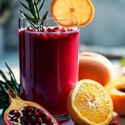 Easy Pomegranate Peach Detox Blend Juicing Recipe for Cleansing 4 Easy Pomegranate Peach Detox Blend Juicing Recipe for Cleansing - Pomegranate Peach Detox Blend Juice midia