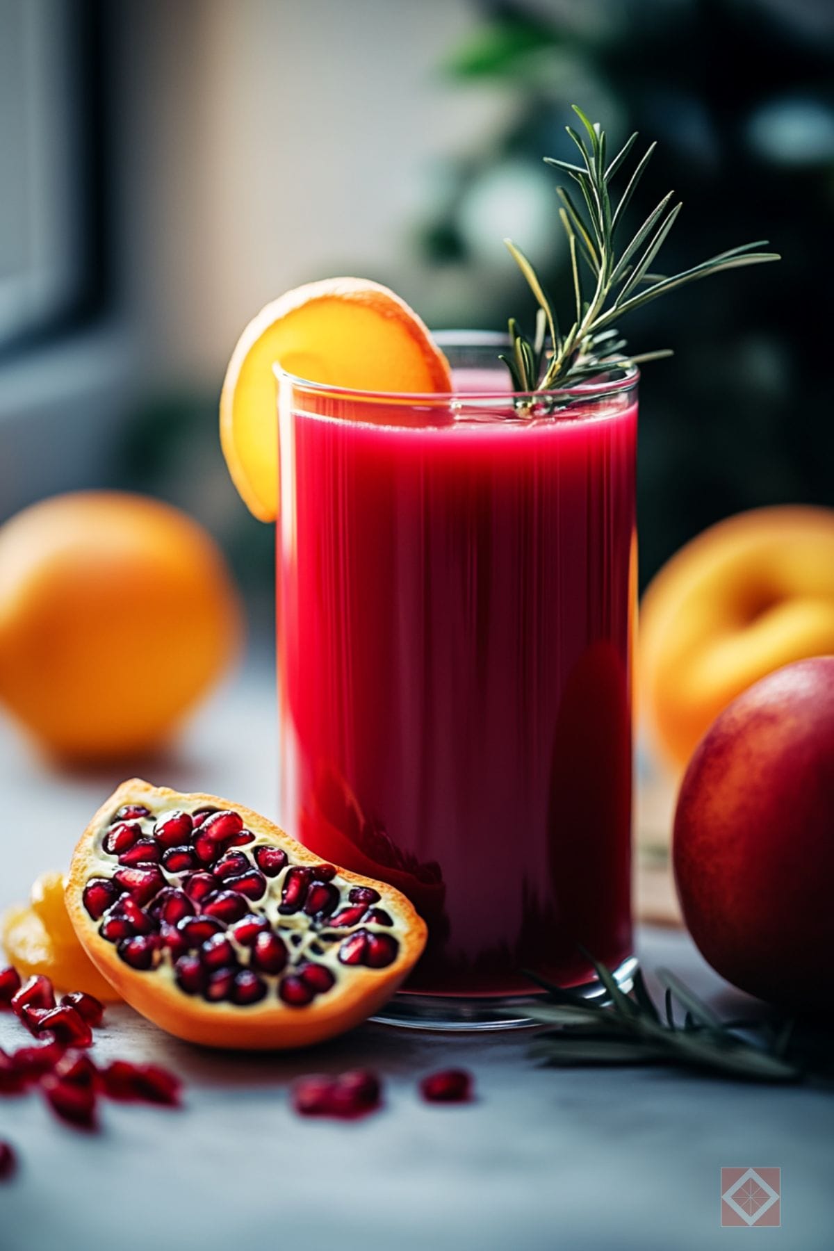 Easy Pomegranate Peach Detox Blend Juicing Recipe for Cleansing 2 Easy Pomegranate Peach Detox Blend Juicing Recipe for Cleansing - Pomegranate Peach Detox Blend Juice pin 1 midia