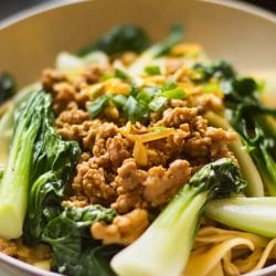 Asian-Inspired Pork Noodles with Ginger & Bok Choy 5 Asian-Inspired Pork Noodles with Ginger & Bok Choy - Pork Noodles midia