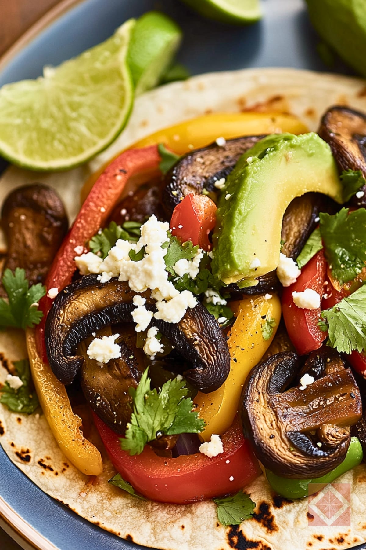 Quick Healthy Recipe: Portobello Mushroom Fajitas 4 Quick Healthy Recipe: Portobello Mushroom Fajitas - Portobello Mushroom Sheet Pan Fajitas pin 2 midia