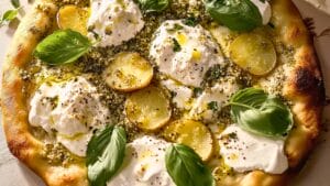 Make Pizza Night Special with an Easy Potato & Burrata Pizza Recipe 1 Make Pizza Night Special with an Easy Potato & Burrata Pizza Recipe - Potato and Burrata Pizza midia