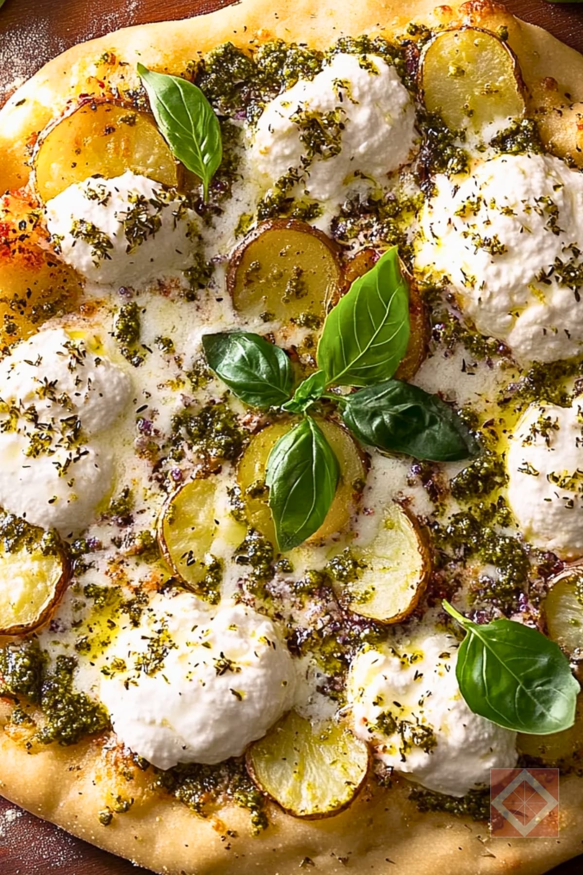 Make Pizza Night Special with an Easy Potato & Burrata Pizza Recipe 2 Make Pizza Night Special with an Easy Potato & Burrata Pizza Recipe - Potato and Burrata Pizza pin 1 midia