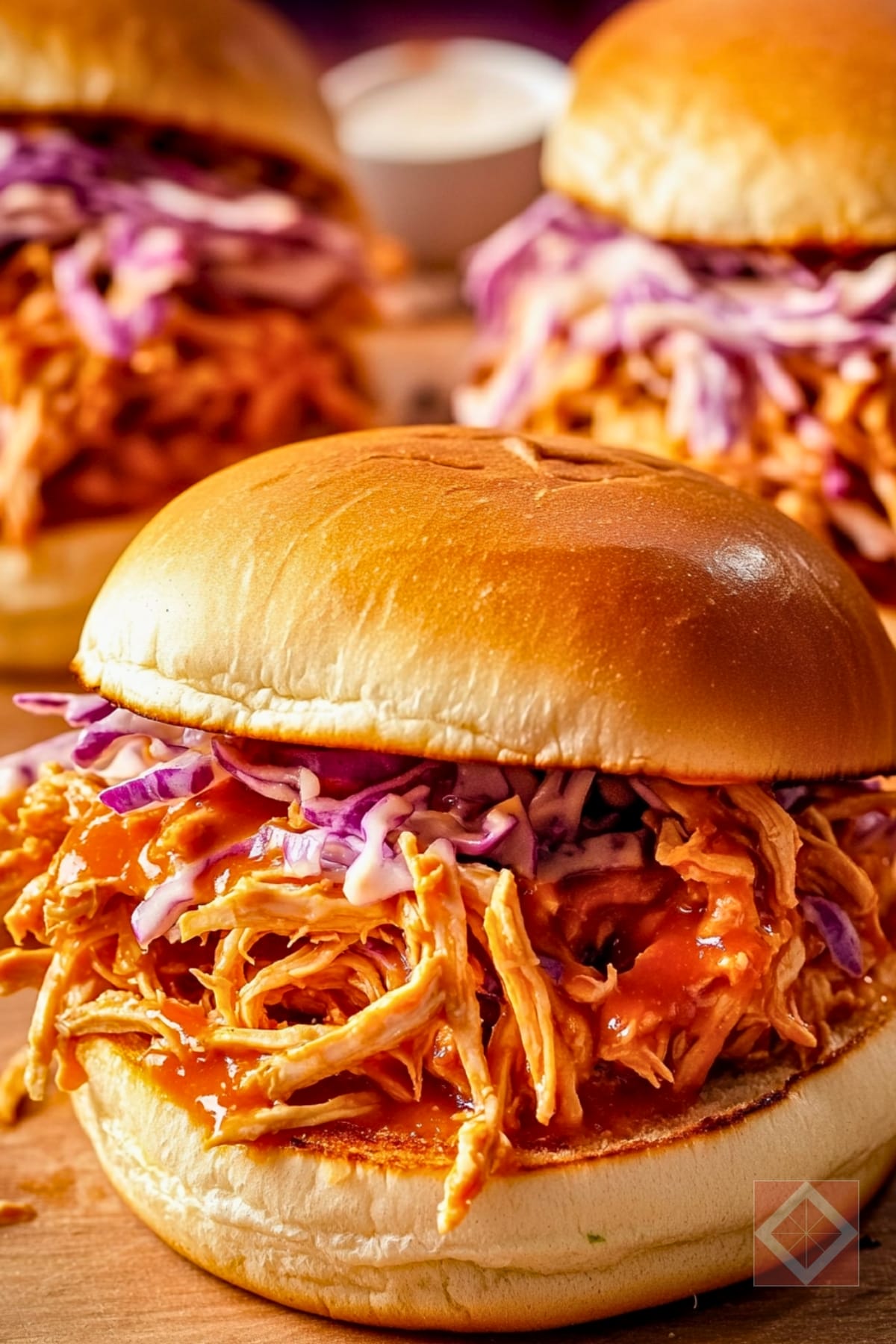 Pulled Chicken Sandwiches with Coleslaw One-Pot Recipe Made Easy 3 Pulled Chicken Sandwiches with Coleslaw One-Pot Recipe Made Easy - Pulled Chicken Sandwiches with Coleslaw pin 2 midia