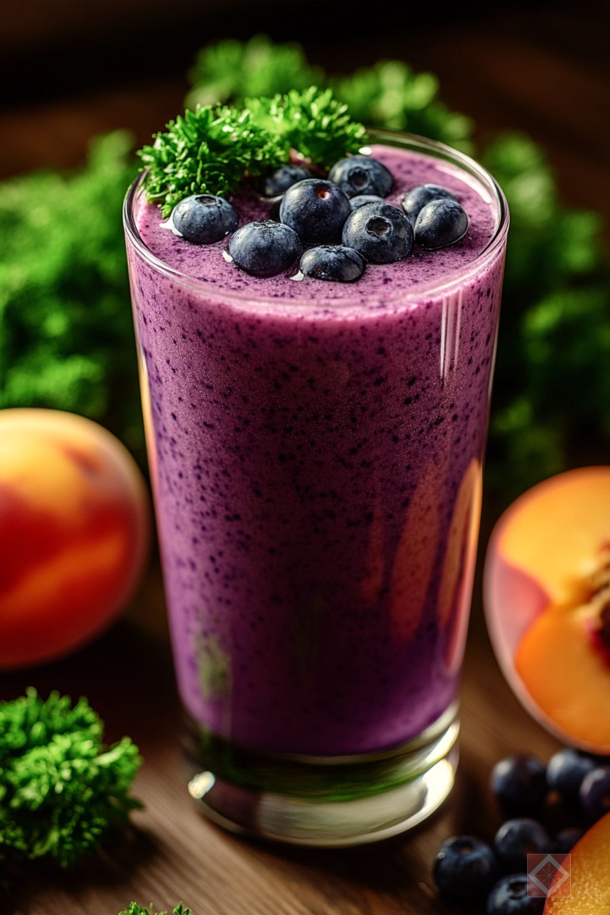 Easy Purple Peach Parsley Juicing Recipe to Refresh & Energize 3 Easy Purple Peach Parsley Juicing Recipe to Refresh & Energize - Purple Peach Parsley Juice pin 2 midia