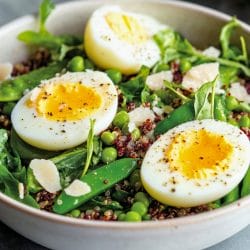 Fresh & Filling: Quinoa Egg Bowl with Seasonal Greens 5 Fresh & Filling: Quinoa Egg Bowl with Seasonal Greens - Quinoa Egg Bowl midia