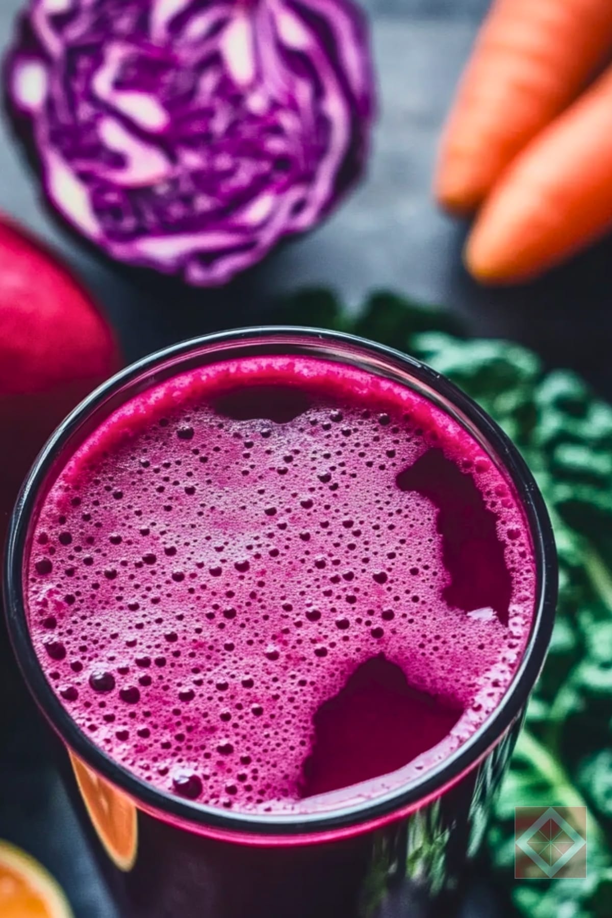 Easy Red Cabbage Carrot Juicing Recipe to Help Kickstart Your Metabolism 3 Easy Red Cabbage Carrot Juicing Recipe to Help Kickstart Your Metabolism - Red Cabbage Carrot Juice pin 2 midia