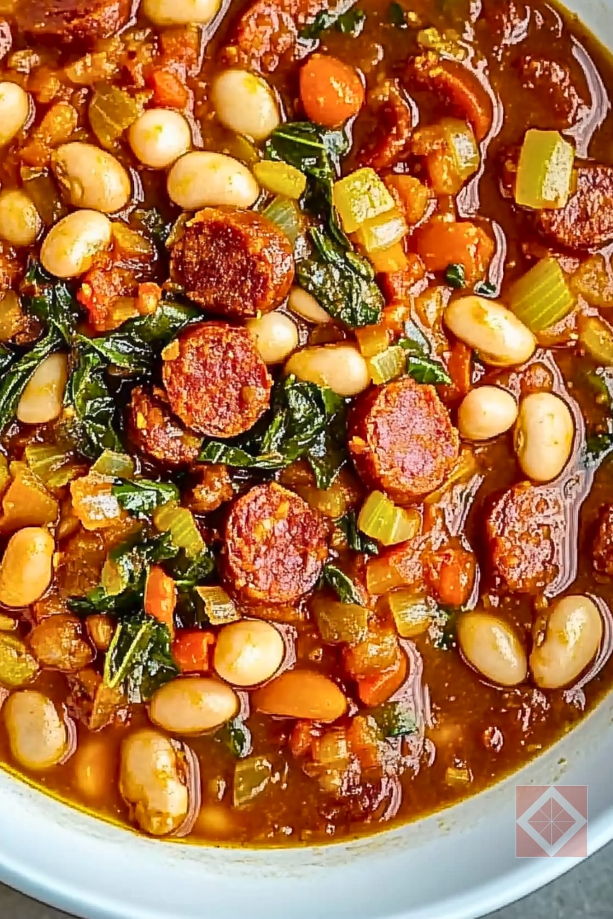 Rich & Flavorful White Beans with Chorizo for Dinner Tonight 5 Rich & Flavorful White Beans with Chorizo for Dinner Tonight - Rich Flavorful White Beans with Chorizo pin 2 midia