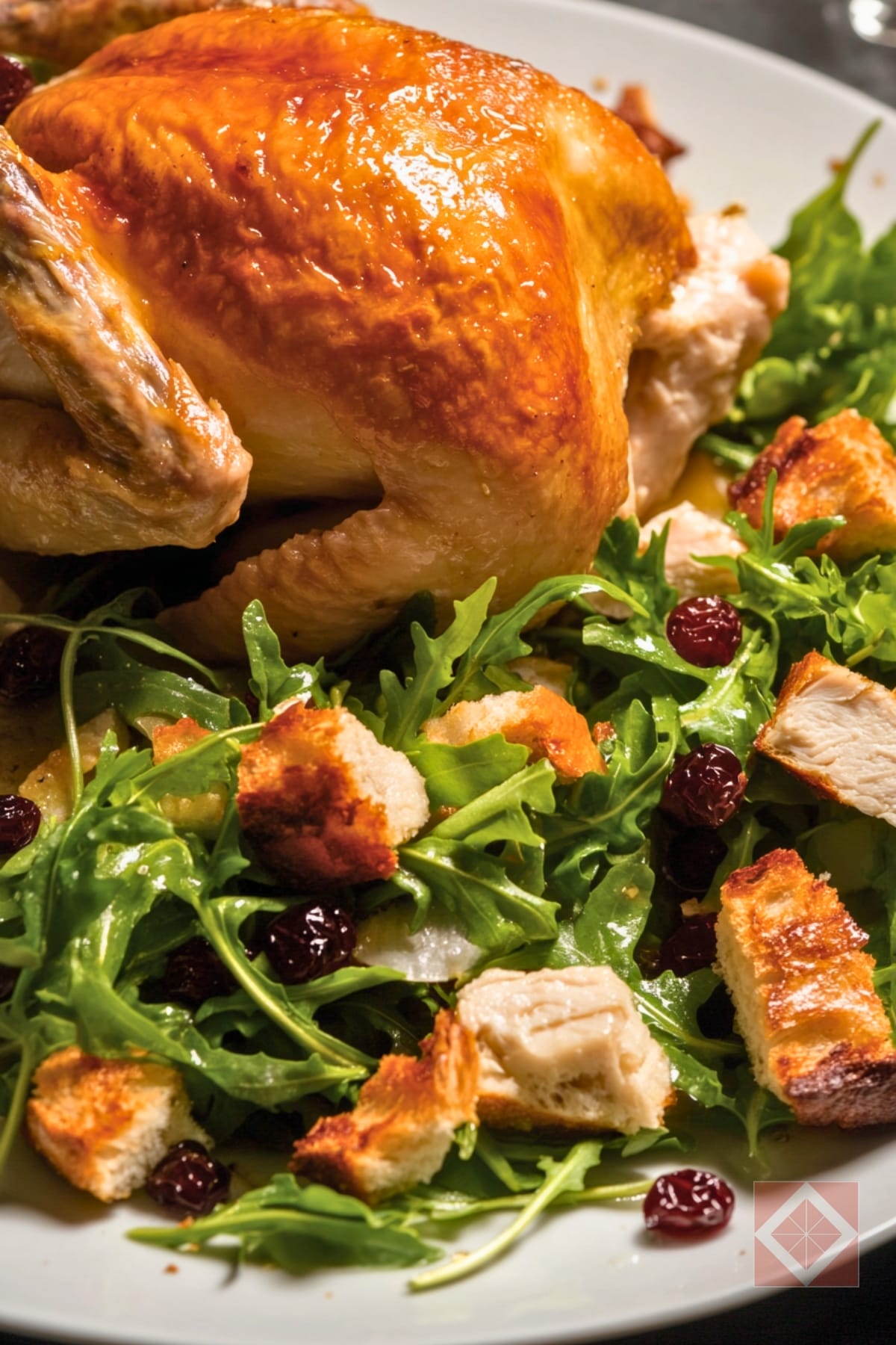 20 Flavor-Packed Poultry One-Pot Recipes That'll Save Your Weeknights 20 20 Flavor-Packed Poultry One-Pot Recipes That'll Save Your Weeknights - Roast Chicken with Warm Bread Salad pin 1 midia