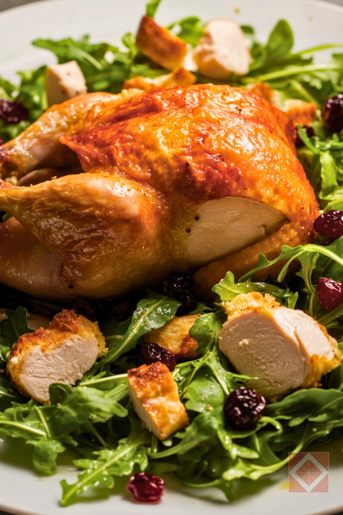 Roast Chicken with Warm Bread Salad: One-Skillet Magic That Actually Delivers 4 Roast Chicken with Warm Bread Salad: One-Skillet Magic That Actually Delivers - Roast Chicken with Warm Bread Salad pin 2 midia