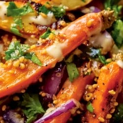 Healthy Lemon Tahini Vegetable Salad 5 Healthy Lemon Tahini Vegetable Salad - Roasted Carrot and Parsnip Salad with Lemon Tahini Dressing midia