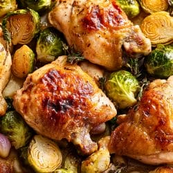 Best Roasted Chicken with Brussels Sprouts & Shallots One-Pot Recipe 5 Best Roasted Chicken with Brussels Sprouts & Shallots One-Pot Recipe - Roasted Chicken Parts with Brussels Sprouts and Shallots midia