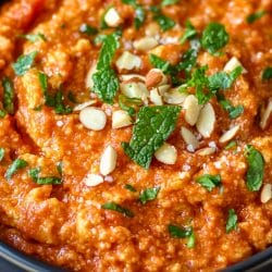 How to Make Romesco Sauce for an Anti-Inflammatory Diet 5 How to Make Romesco Sauce for an Anti-Inflammatory Diet - Romesco Recipe with Toasted Almonds and Mint midia