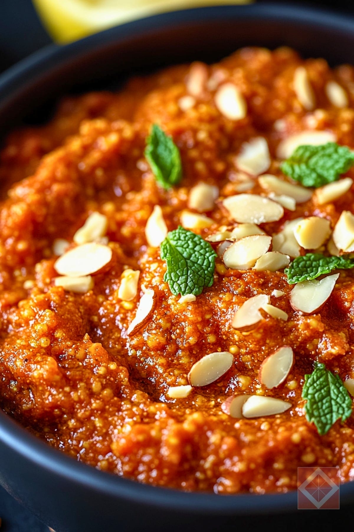 How to Make Romesco Sauce for an Anti-Inflammatory Diet 3 How to Make Romesco Sauce for an Anti-Inflammatory Diet - Romesco Recipe with Toasted Almonds and Mint pin 1 midia