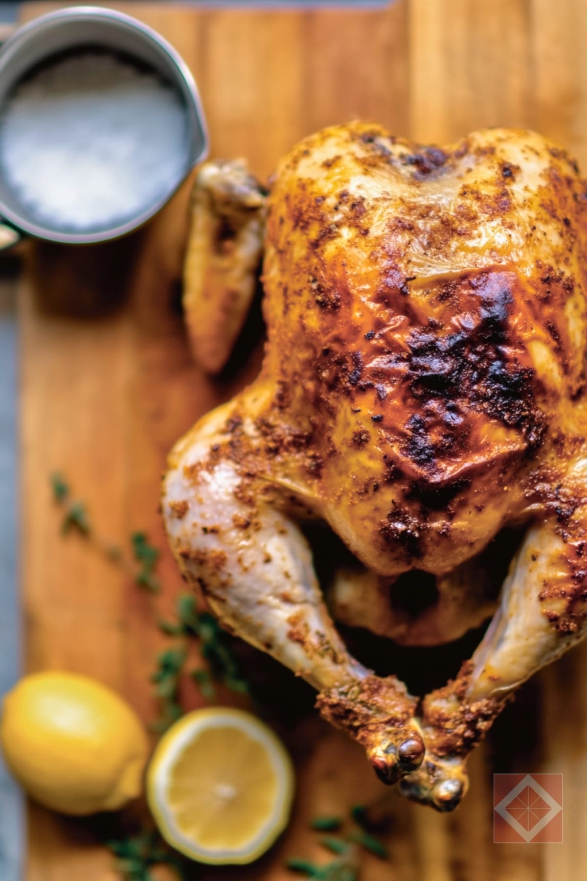 Homemade "Rotisserie" Chicken with Paprika Spice Rub 2 Homemade "Rotisserie" Chicken with Paprika Spice Rub - Rotisserie Chicken pin 1 midia 1