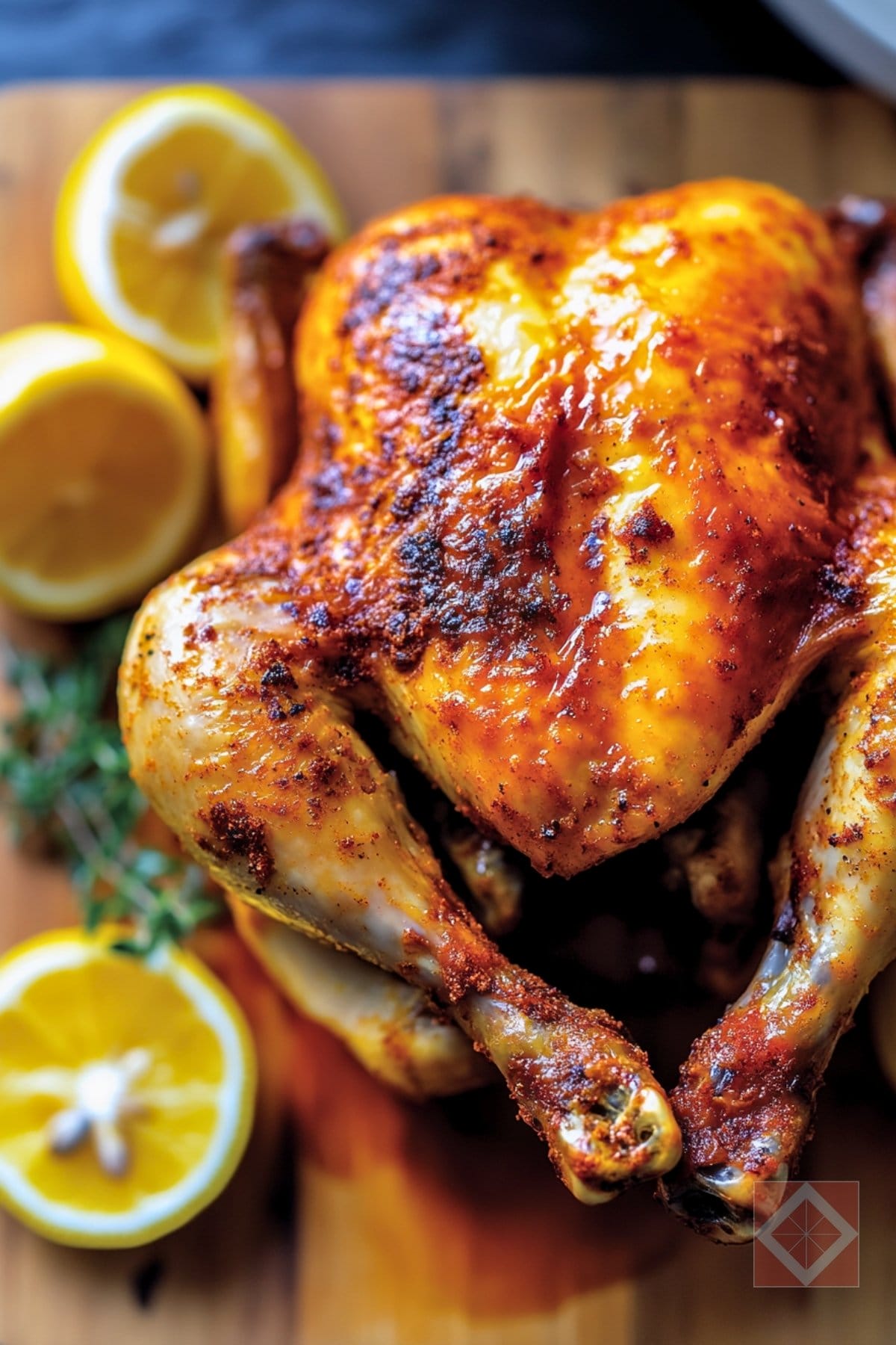 Homemade "Rotisserie" Chicken with Paprika Spice Rub 3 Homemade "Rotisserie" Chicken with Paprika Spice Rub - Rotisserie Chicken pin 2 midia