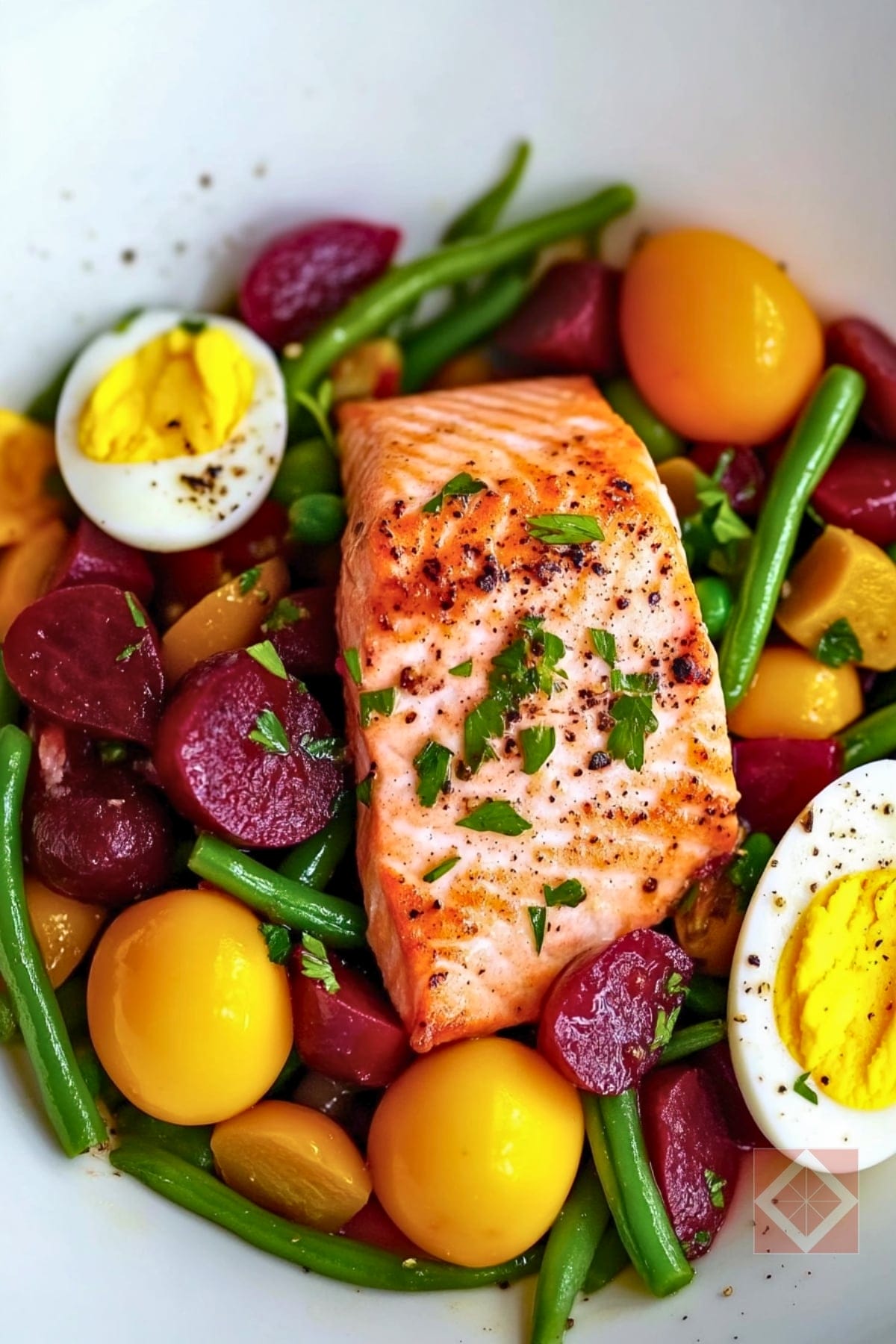 12 Anti-Inflammation Recipes to Soothe Your Body & Delight Your Taste Buds 3 12 Anti-Inflammation Recipes to Soothe Your Body & Delight Your Taste Buds - Salade Nicoise with Salmon Beets pin 1 midia