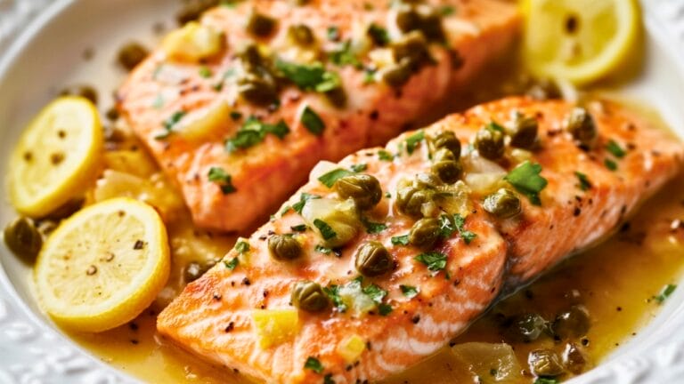 Easy Salmon Piccata: A 30-Minute Weeknight Dinner That Feels Fancy 9 Easy Salmon Piccata: A 30-Minute Weeknight Dinner That Feels Fancy - Salmon Piccata midia