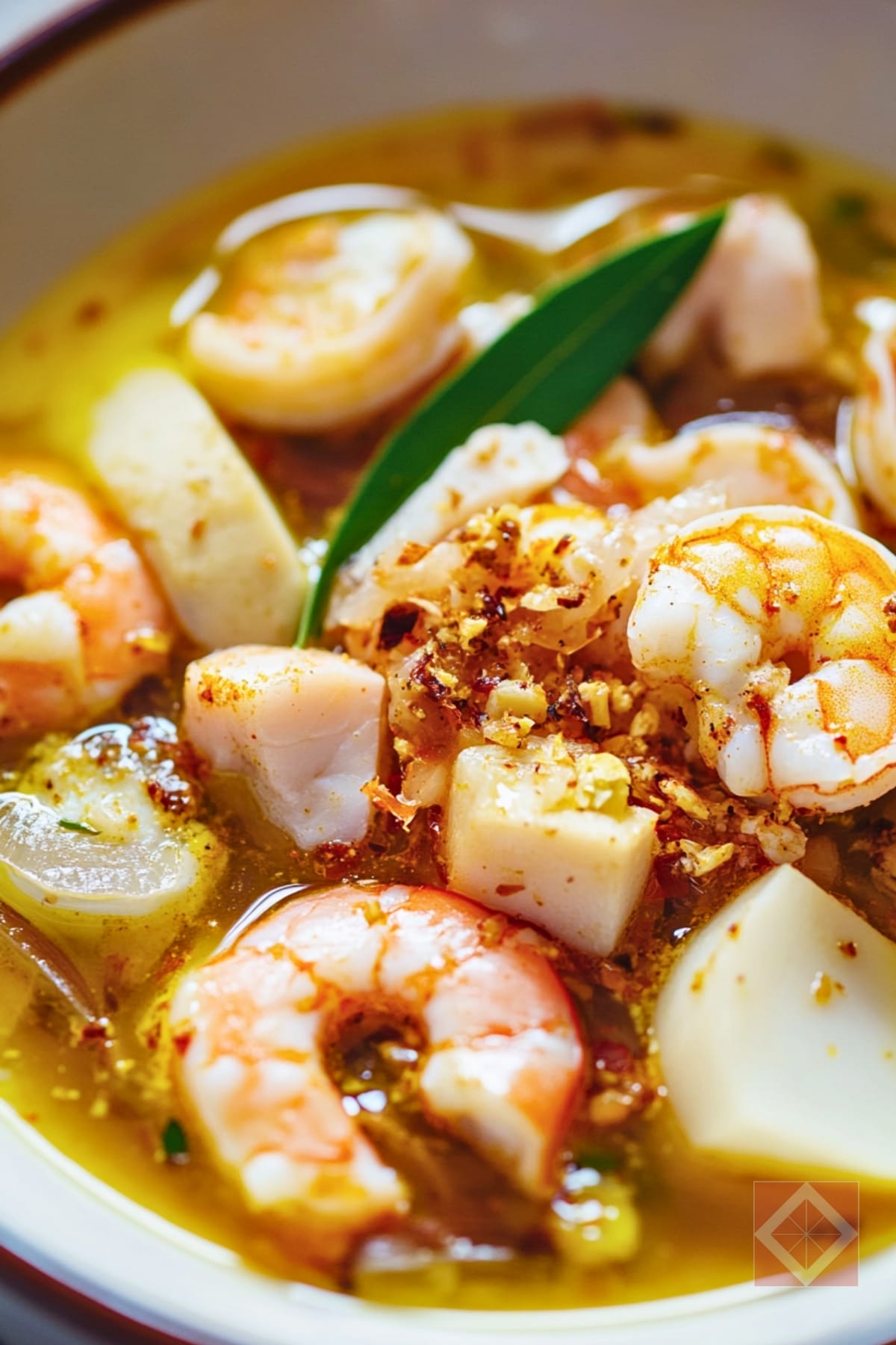 39 One Pot Soup Recipes That’ll Make You Want to Cancel Plans & Stay In 7 39 One Pot Soup Recipes That’ll Make You Want to Cancel Plans & Stay In - Seafood and Saffron Soup pin 1 midia