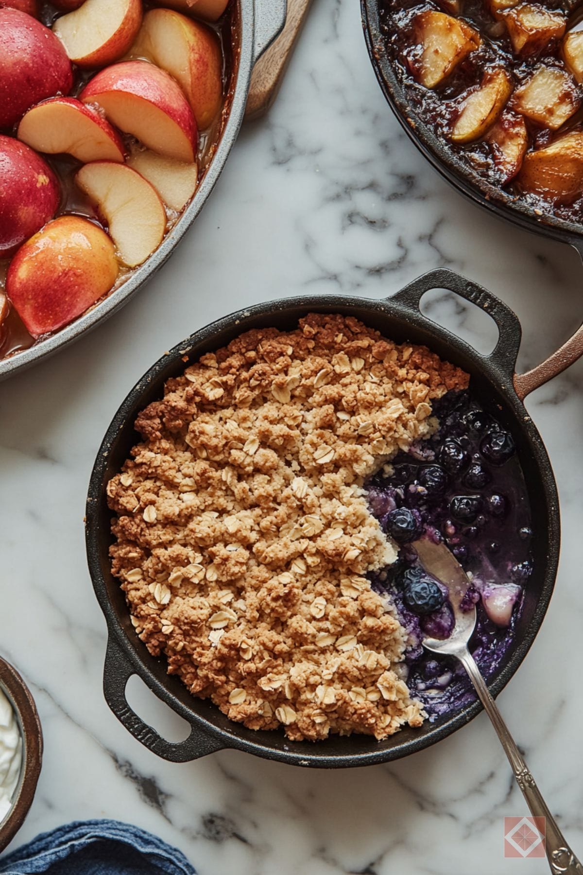 10 Irresistible Anti-Inflammatory Dessert Recipes You Need to Try Now 11 10 Irresistible Anti-Inflammatory Dessert Recipes You Need to Try Now - Seasonal Fruit Crisps with Oatmeal Crumble Crust pin 1 midia