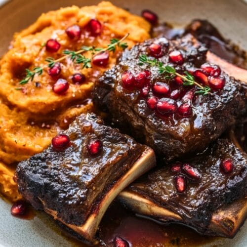 Fall-Off-The-Bone Short Ribs with Mediterranean Flair