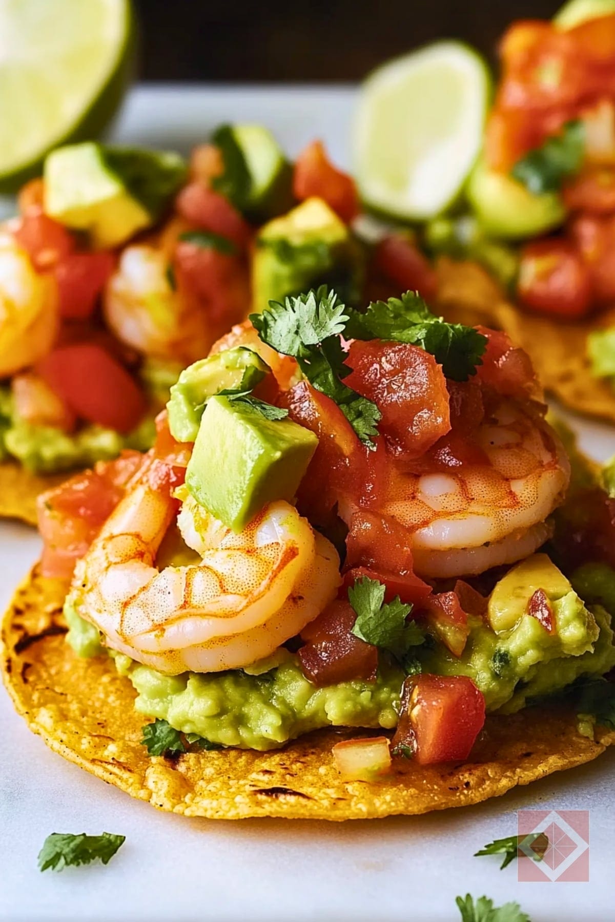 Easy Shrimp Avocado Tostadas for Family Gatherings 4 Easy Shrimp Avocado Tostadas for Family Gatherings - Shrimp Avocado Tostadas pin 2 midia