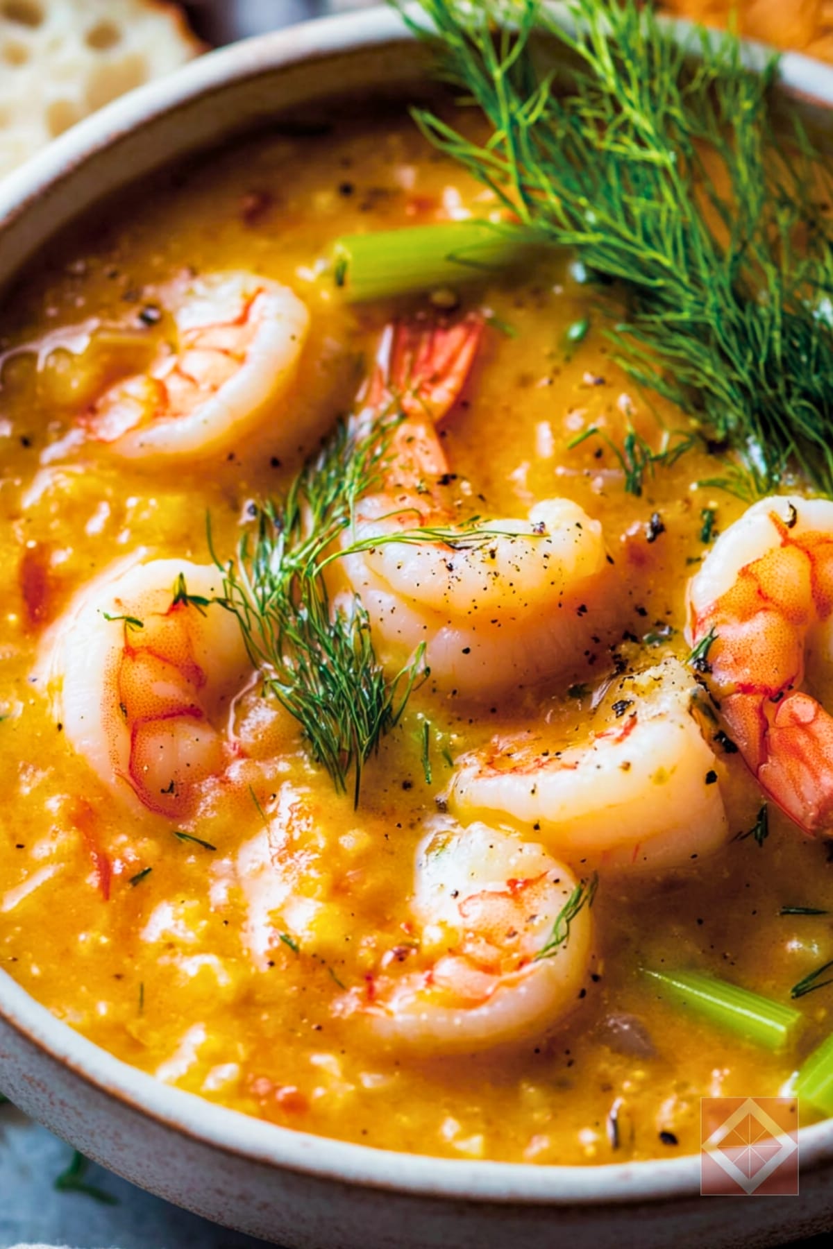 Rustic Shrimp Bisque with Fennel and a Hint of Pernod for Weeknight Dinners 4 Rustic Shrimp Bisque with Fennel and a Hint of Pernod for Weeknight Dinners - Shrimp Bisque pin 2 midia