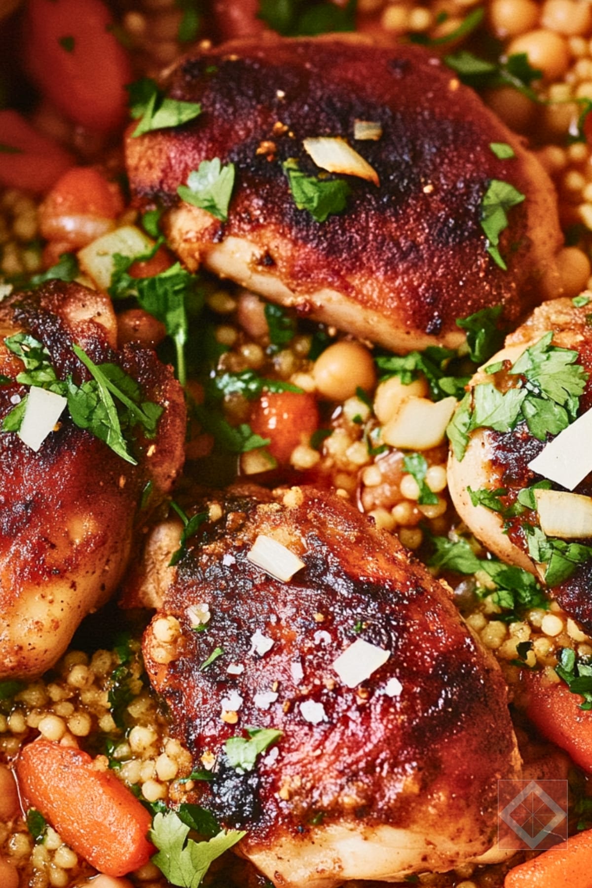 20 Flavor-Packed Poultry One-Pot Recipes That'll Save Your Weeknights 18 20 Flavor-Packed Poultry One-Pot Recipes That'll Save Your Weeknights - Simple Chicken with Spiced Couscous and Carrots pin 1 midia