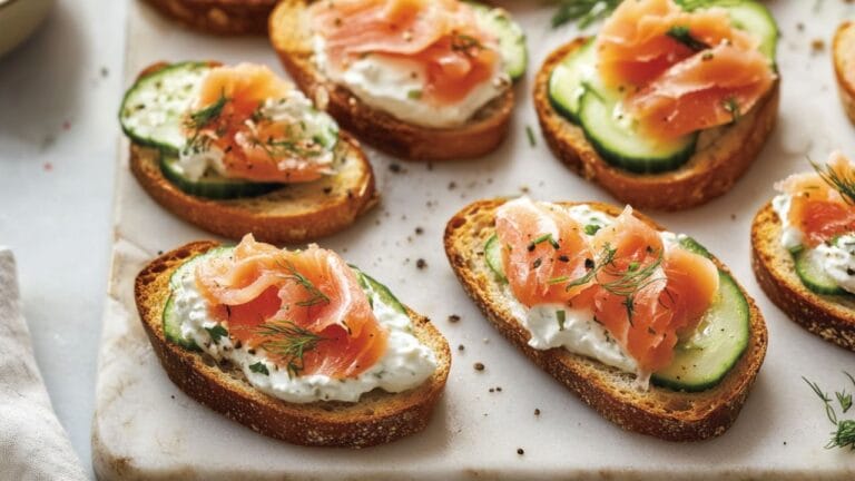 Easy-to-Make Smoked Salmon Crostini for Gatherings 8 Easy-to-Make Smoked Salmon Crostini for Gatherings - Smoked Salmon Crostini midia