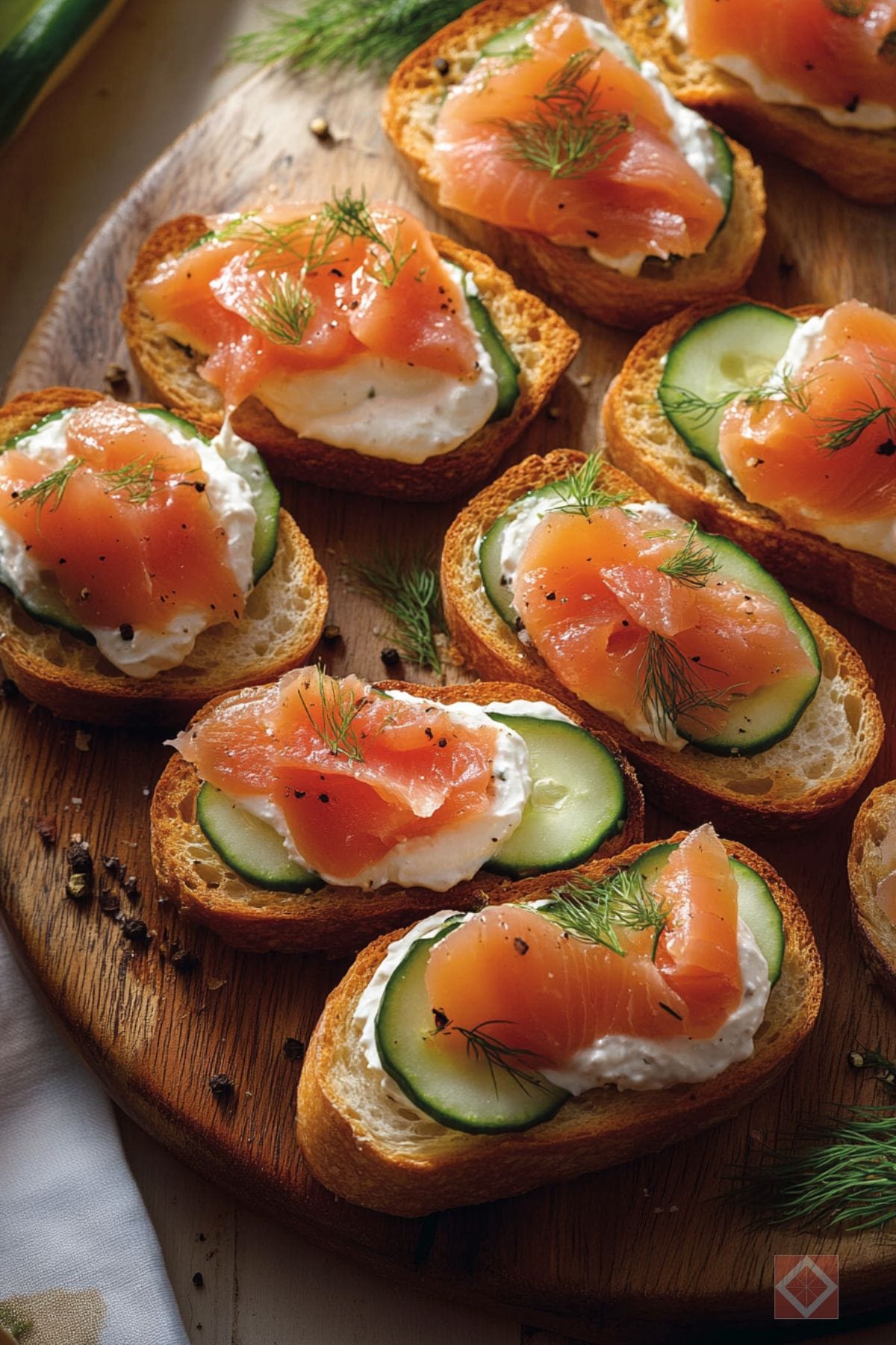 12 Easy & Irresistible Appetizer and Snack Recipes to Wow Your Guests 4 12 Easy & Irresistible Appetizer and Snack Recipes to Wow Your Guests - Smoked Salmon Crostini pin 1 midia