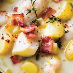 Smoky Fish & Potato Chowder with Bacon, Leeks & Vermouth 5 Smoky Fish & Potato Chowder with Bacon, Leeks & Vermouth - Smoky Chowder midia