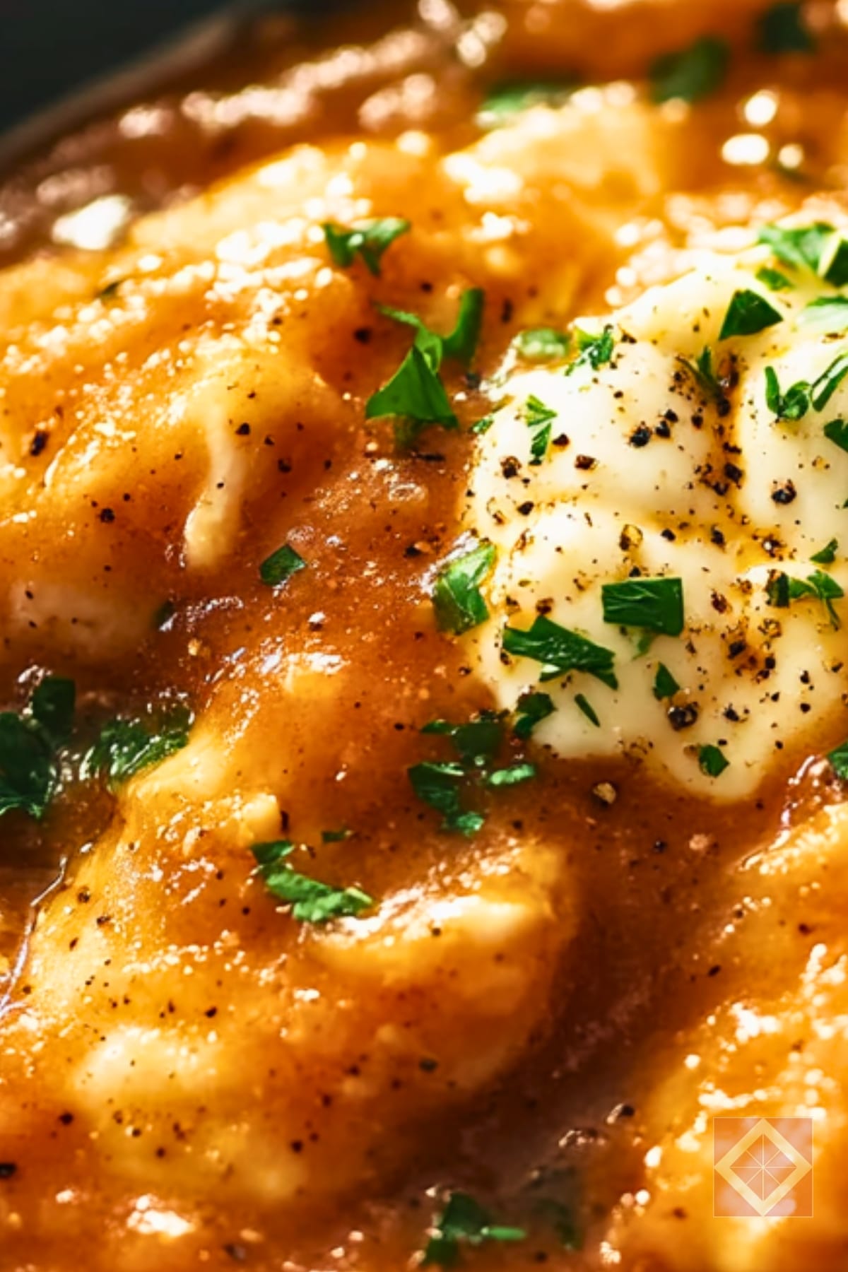 Easy & Juicy Chicken Tenders in Creamy Gravy 4 Easy & Juicy Chicken Tenders in Creamy Gravy - Smothered Chicken Tenders pin 2 midia