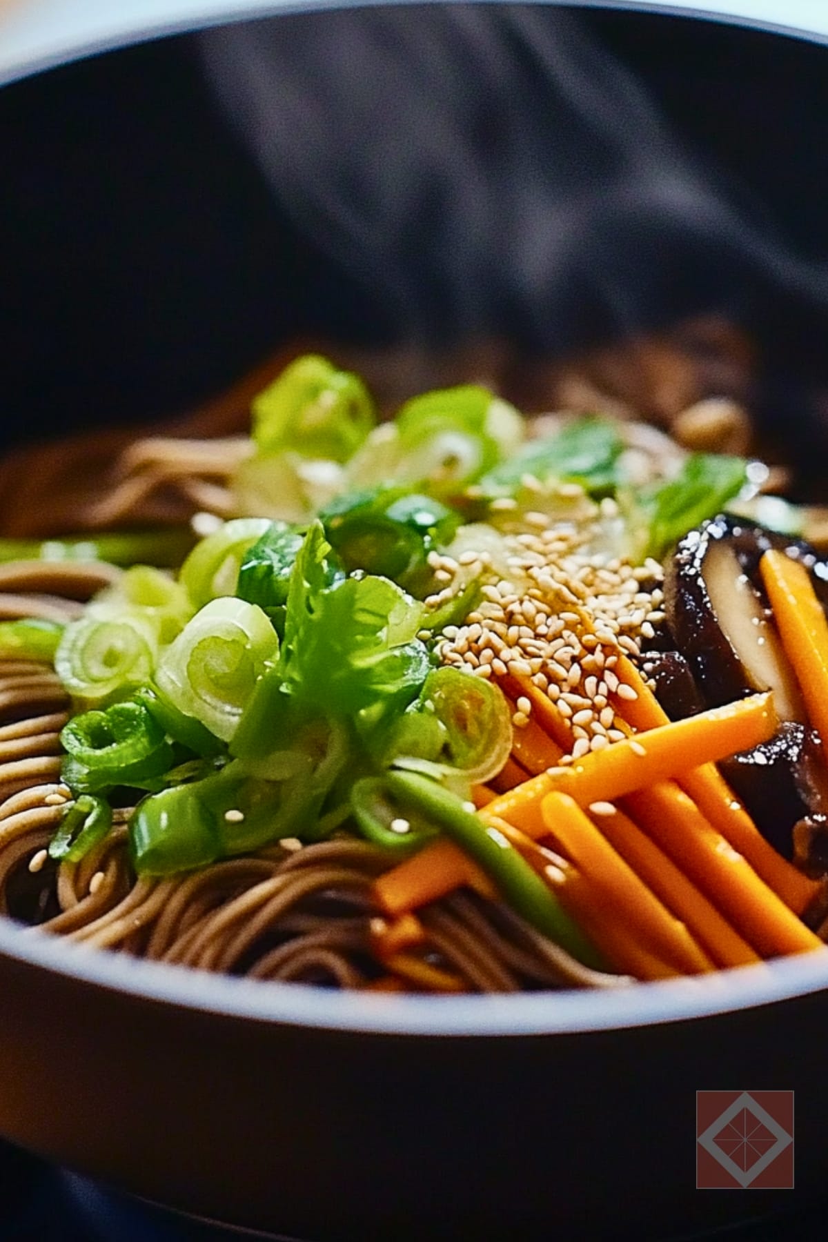 Soba Noodles with Sesame Dressing for a Simple, Healthy Meal 4 Soba Noodles with Sesame Dressing for a Simple, Healthy Meal - Soba Noodles pin 2 midia