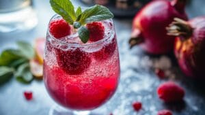 Easy Sparkling Raspberry Pomegranate Juicing Recipe to Refresh 1 Easy Sparkling Raspberry Pomegranate Juicing Recipe to Refresh - Sparkling Raspberry Pomegranate Juice midia