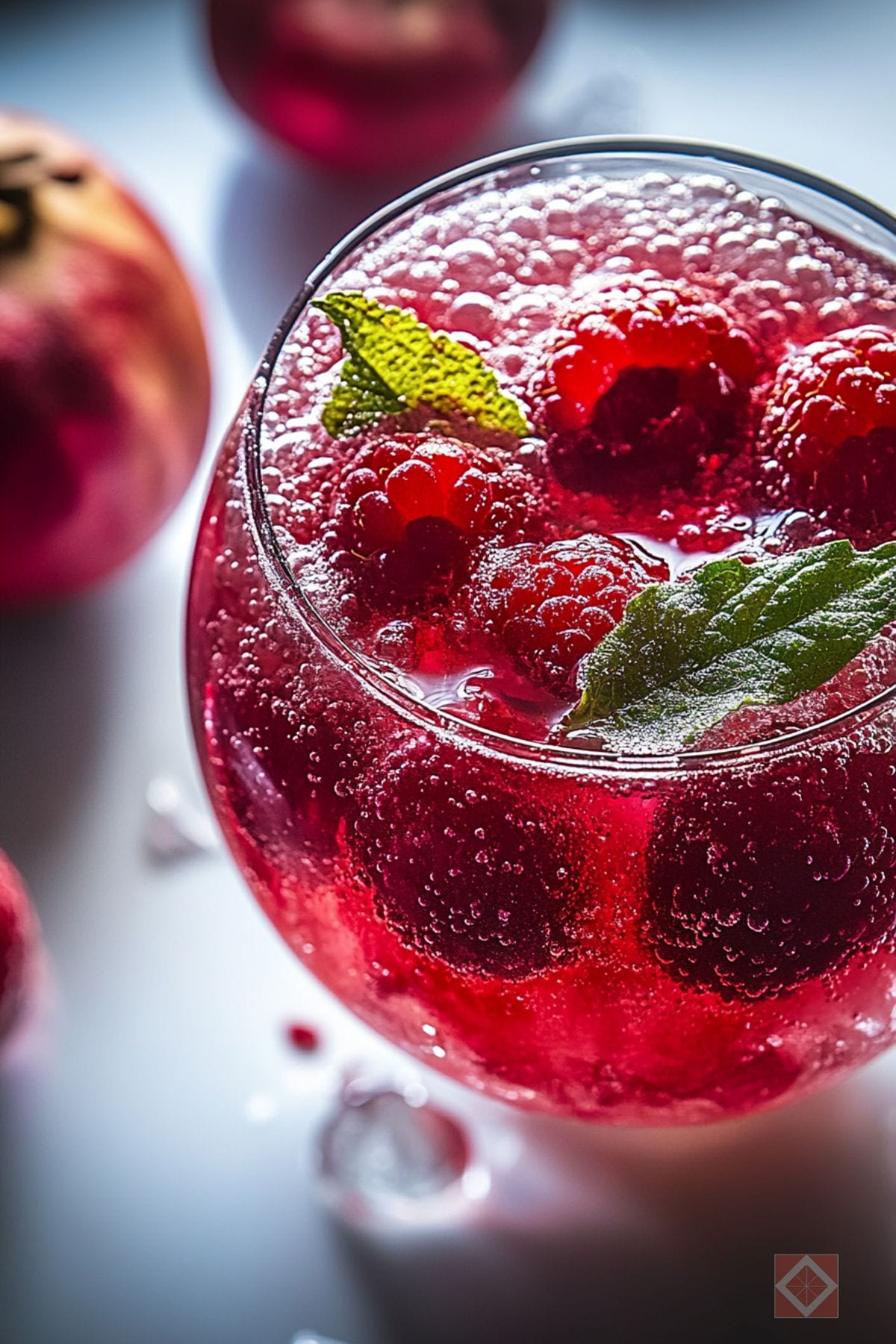 Easy Sparkling Raspberry Pomegranate Juicing Recipe to Refresh 4 Easy Sparkling Raspberry Pomegranate Juicing Recipe to Refresh - Sparkling Raspberry Pomegranate Juice pin 2 midia