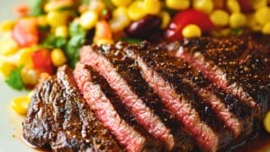 Best Spice-Rubbed Flank Steak with Corn & Beans One-Pot Recipe 1 Best Spice-Rubbed Flank Steak with Corn & Beans One-Pot Recipe - Spice Rubbed Flank Steak with Corn and Beans midia