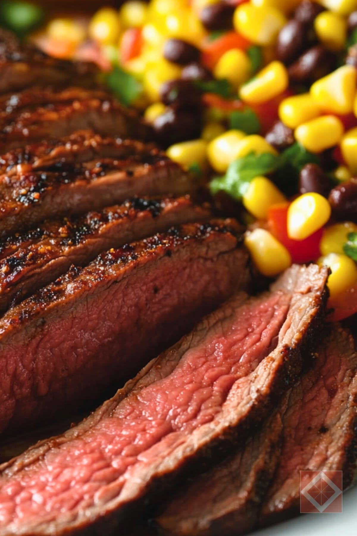 Best Spice-Rubbed Flank Steak with Corn & Beans One-Pot Recipe 4 Best Spice-Rubbed Flank Steak with Corn & Beans One-Pot Recipe - Spice Rubbed Flank Steak with Corn and Beans pin 3 midia
