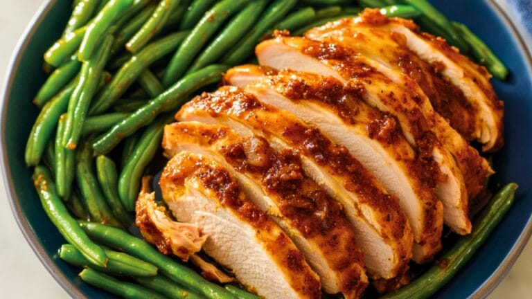 One-Pot Spice-Rubbed Turkey with Green Beans: Big Flavor, Barely Any Dishes 2 One-Pot Spice-Rubbed Turkey with Green Beans: Big Flavor, Barely Any Dishes - Spice Rubbed Turkey Breast with Green Beans midia