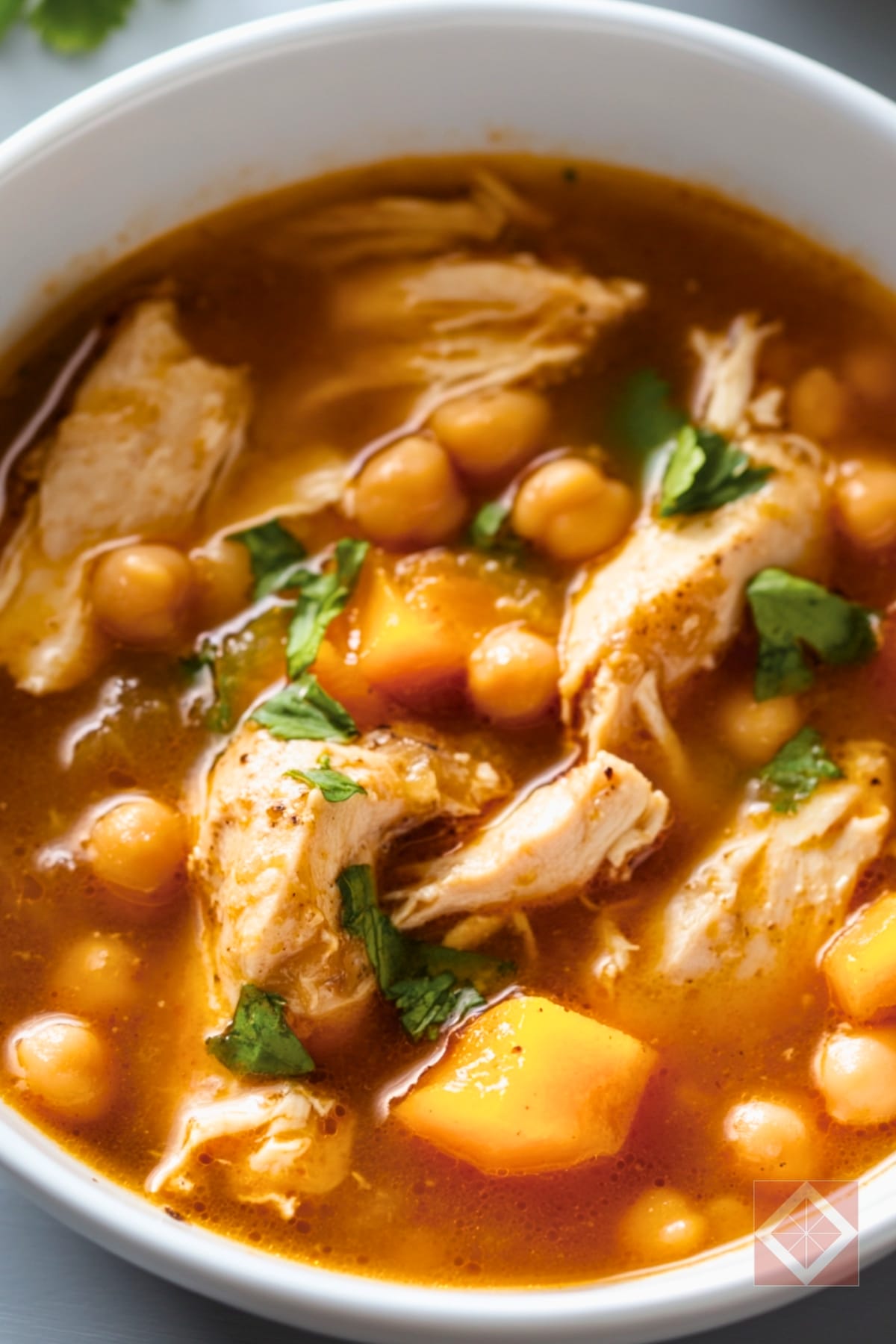 8 One Pot Instant Pot Soup Recipes That Practically Cook Themselves 3 8 One Pot Instant Pot Soup Recipes That Practically Cook Themselves - Spiced Chicken Soup with Squash and Chickpeas One Pot pin 1 midia