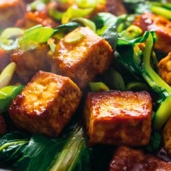 Bold & Spicy Crispy Tofu with Greens 5 Bold & Spicy Crispy Tofu with Greens - Spicy Crispy Tofu midia