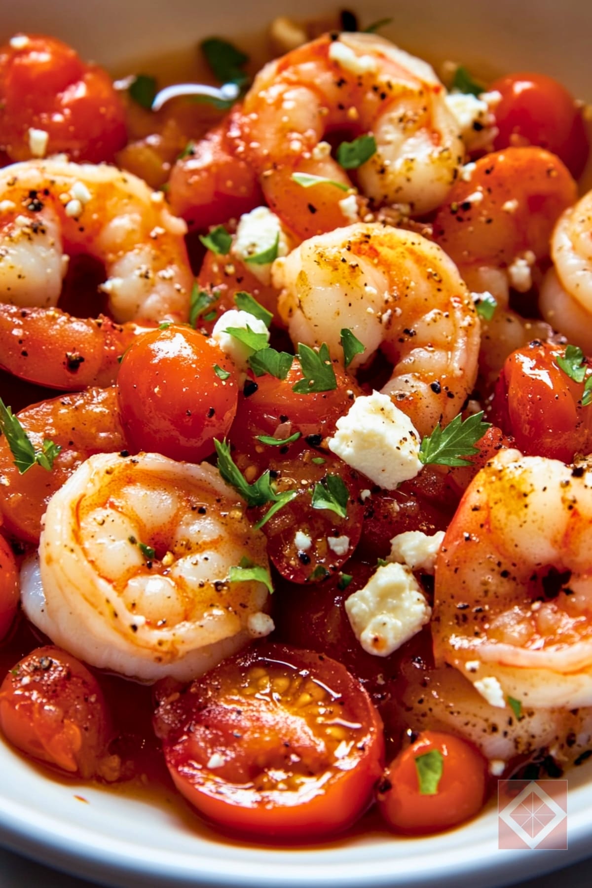 Spicy Tomato Shrimp with a Creamy Feta Twist 5 Spicy Tomato Shrimp with a Creamy Feta Twist - Spicy Shrimp with Tomatoes and Feta pin 3 midia