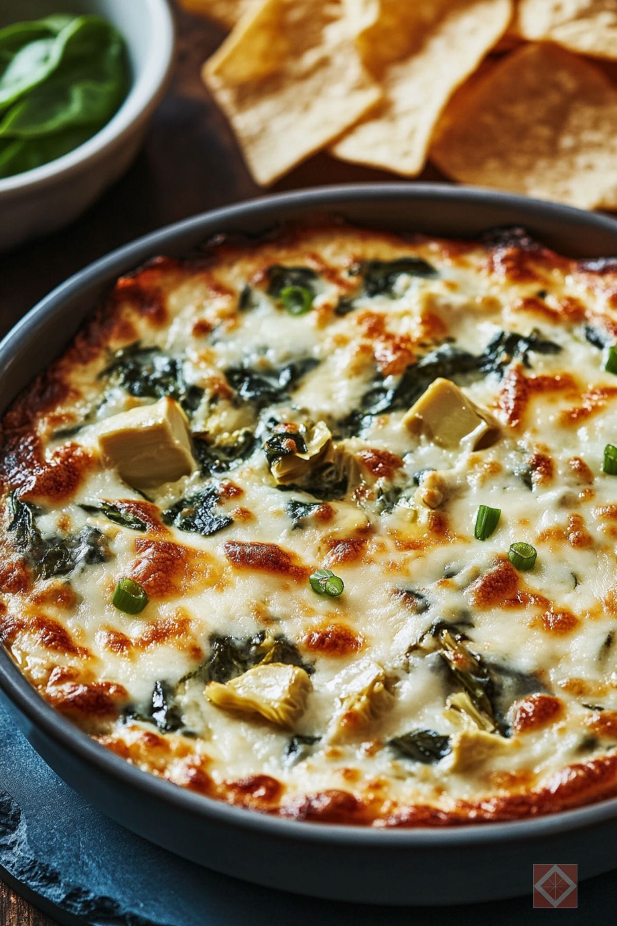 Party-Ready Spinach-Artichoke Dip, Made Easy 4 Party-Ready Spinach-Artichoke Dip, Made Easy - Spinach Artichoke Dip pin 2 midia