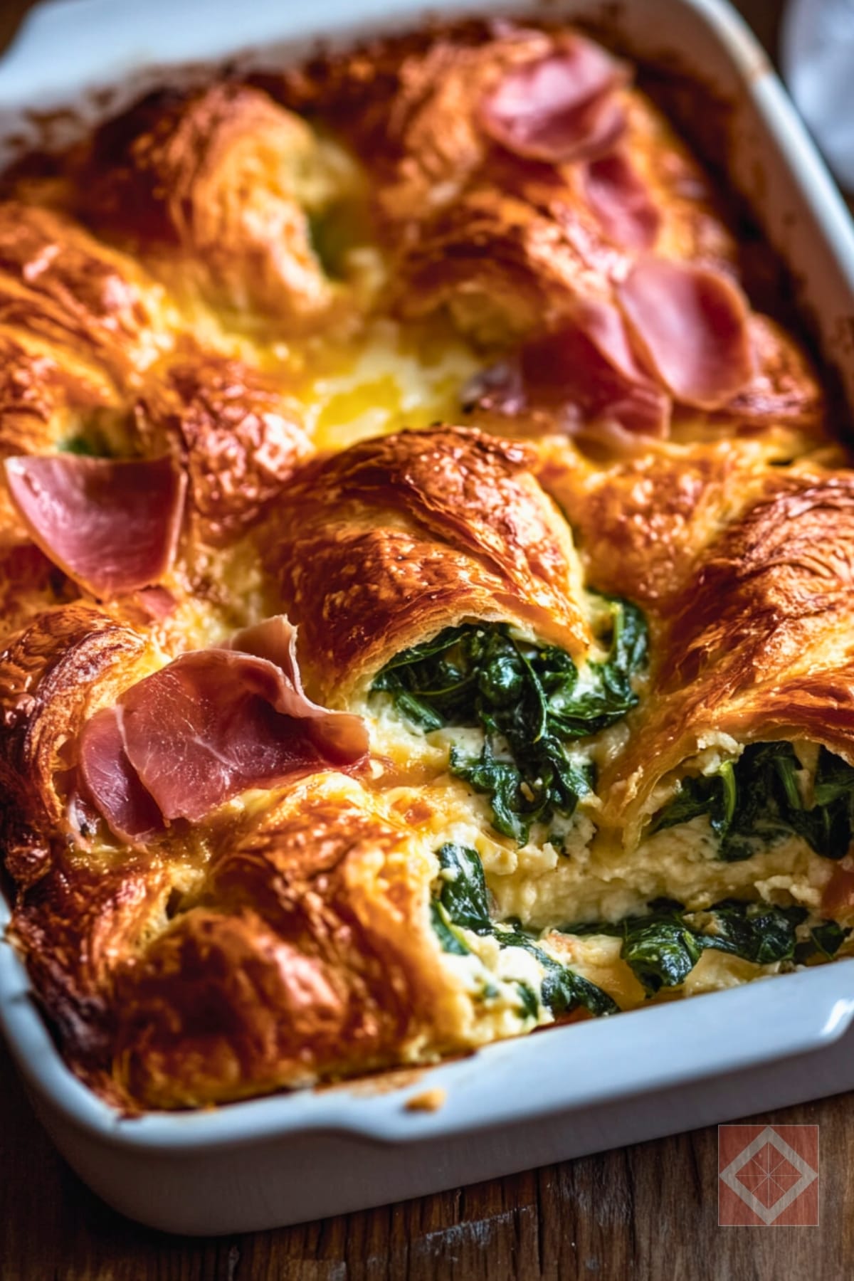11 Easy Recipes for Breakfast Bliss You Can Make in Minutes 4 11 Easy Recipes for Breakfast Bliss You Can Make in Minutes - Spinach Prosciutto Croissant Strata pin 1 midia
