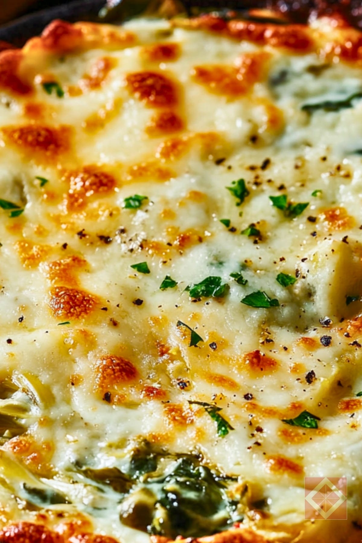Indulgent Spinach & Artichoke Dip, Made Healthier 4 Indulgent Spinach & Artichoke Dip, Made Healthier - Spinach and Artichoke Dip pin 2 midia