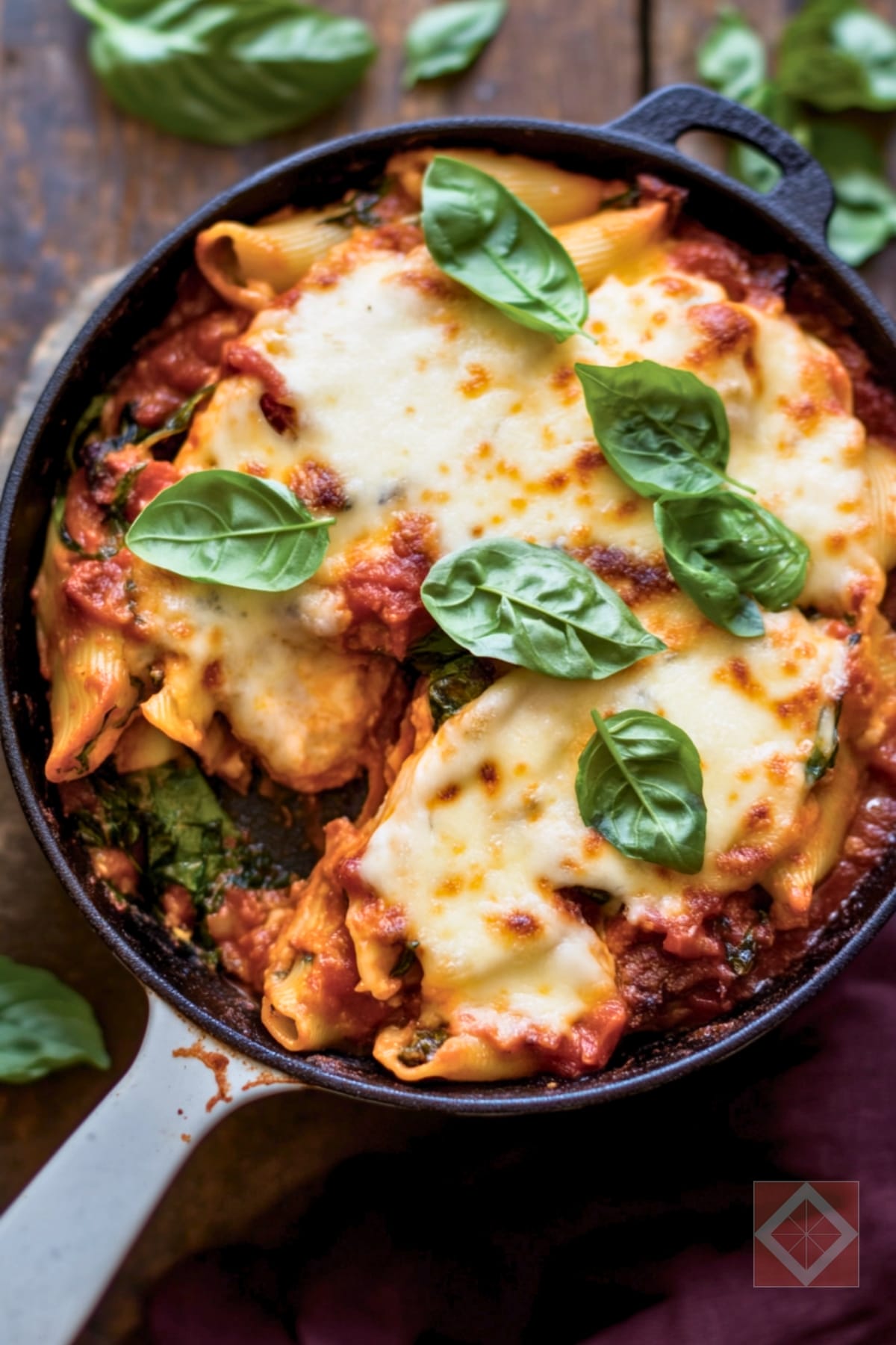 Cheesy Spinach & Pasta Shells for Easy Dinner Nights 2 Cheesy Spinach & Pasta Shells for Easy Dinner Nights - Spinach and Pasta Shells pin 1 midia